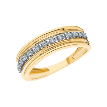 

Gold ring with diamonds sunlight sample 585