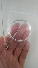 Pendientes de aro de 100% Plata de Ley 925 para mujer, aretes de aro de plata simples, Piercing