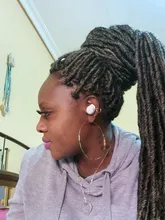 Extensiones de cabello trenzado de ganchillo sintético para mujer, X-TRESS de color marrón degradado, trenzas rastas de imitación suaves y rectas