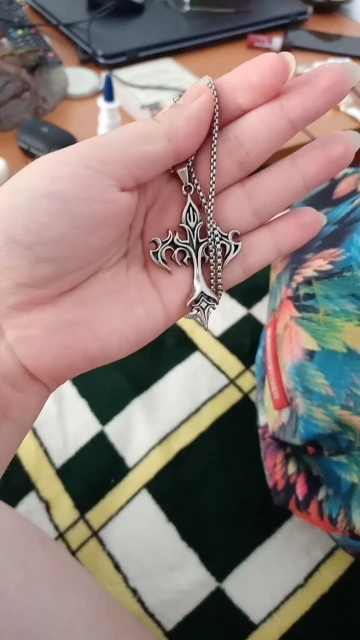 Egirl Eboy Punk Chain Necklace with Cross Pendant photo review