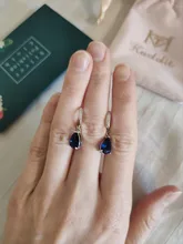 Kuololit-pendientes de piedra preciosa de diasporo para mujer, aretes con Clip, Color plata sólida 925, hechos a mano, joyería fina de boda