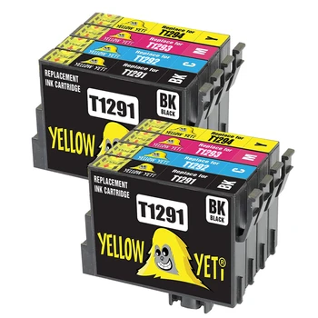 

8pcs Compatible T1291 T1295 Ink cartridge for EPSON 1291 stylus SX440W SX445W SX525WD SX535WD BX625FWD BX635FWD BX925FWD Printer