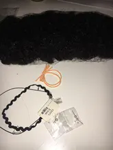 Lidia-Peluca de cabello sintético Afro rizado corto, extensión de cabello, 90g/Ud.