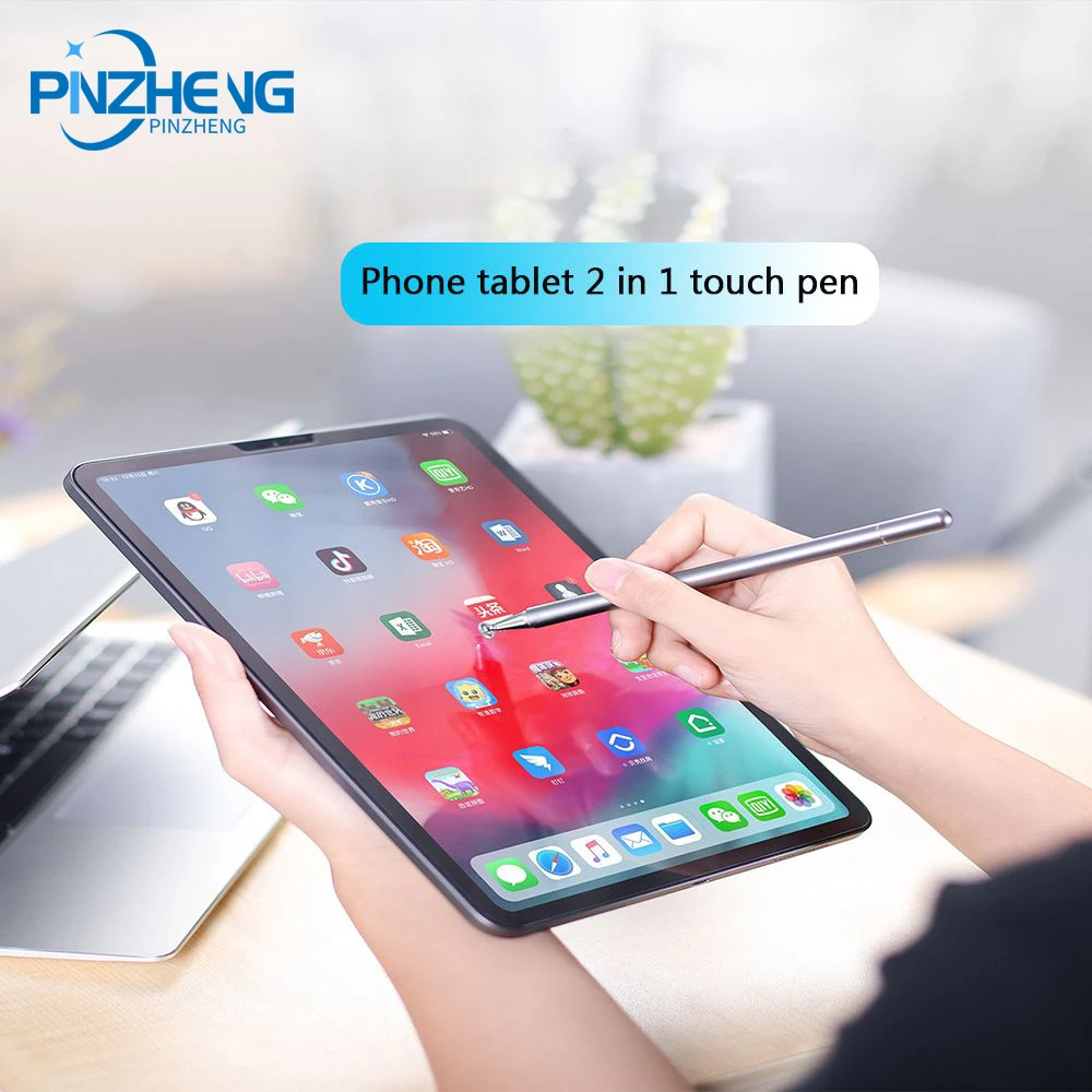 

PINZHENG 2 In 1 Stylus Tablet Pen Drawing Screen Portable Tablet Pen For Android Tablet Smartphone Phone Stylus Four Colors