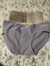 Bragas de maternidad de cintura baja de algodón Jacquard, ropa interior de talla grande sin costuras para embarazadas