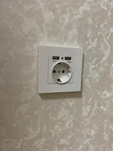 Eu-Power-Socket-Socket Pc-Panel Wall SRAN 250V Smart Dual Home-16a with USB for 5V 2A