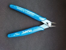1 Uds azul de lado cizalla cortadora Clipper de cordón Alicates para alambre de joyería herramientas de alicates, herramientas y equipo