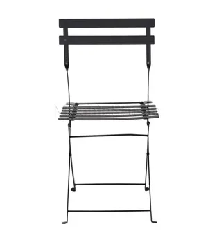 

2 Foldable Steel Chairs Bistro Style