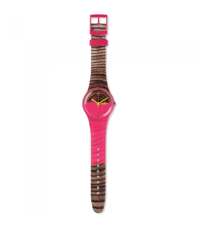 Часы swatch ORIGINALS NEW GENT 41 мм WOODKID SUOP703