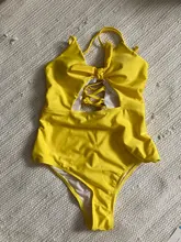 Traje de baño de una pieza para mujer, bañador calado, ropa de playa de verano, novedad de 2021