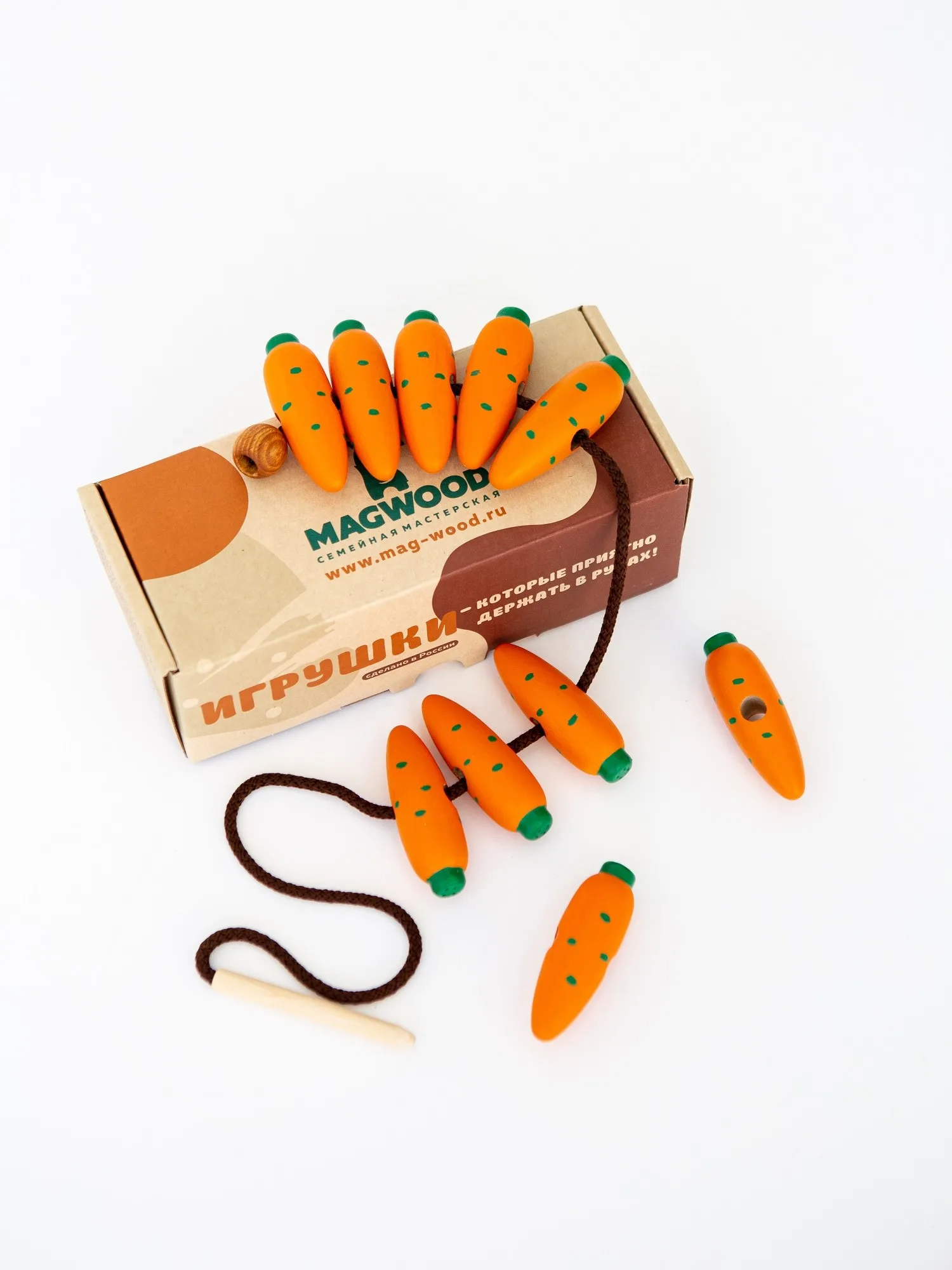 Шнуровка Mag Wood Развивающие деревянные