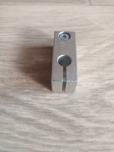 Abrazadera de fijación de Pilar, sujeción de diámetro fijo vertical, eje óptico de aleación de aluminio, bloque cruzado, soporte de fijación de tubería de acero, conector