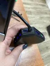 Concentrador de red USB 3,0, divisor multiusb 2,0/3,0, lector de tarjetas, auriculares, micrófono, Jack, 6 puertos, Hub para escritorio, PC y Notebook