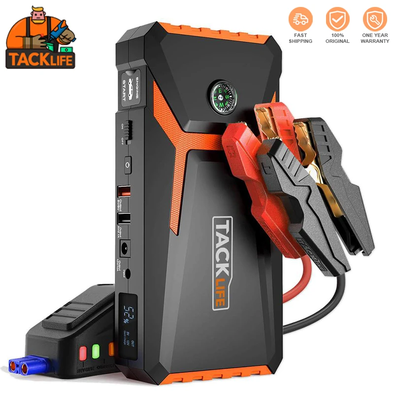 noco boost plus TACKLIFE T8 18000mAh Car Jump Starter Power Bank 12V 800A Auto Starting Device Emergency Starter Battery for Car Dual USB Ports noco gb40