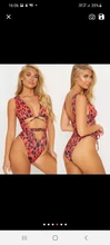 Bañador sexy de una pieza para mujer, monokini con estampado de leopardo, traje de baño de estilo vendaje, bikini acolchado de realce, de verano