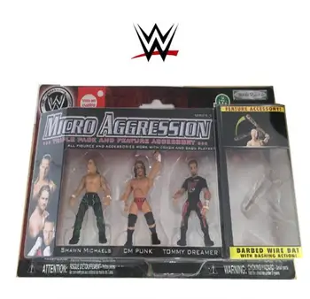 

WORLDWRESTLINGENTERTAINMENT MINI 3 FIGURE in BLISTER 3MODELO WWE 9 FIGURE collectables MICRO AGGRESSION14X21.5CM GIOCHI PREZIOSI