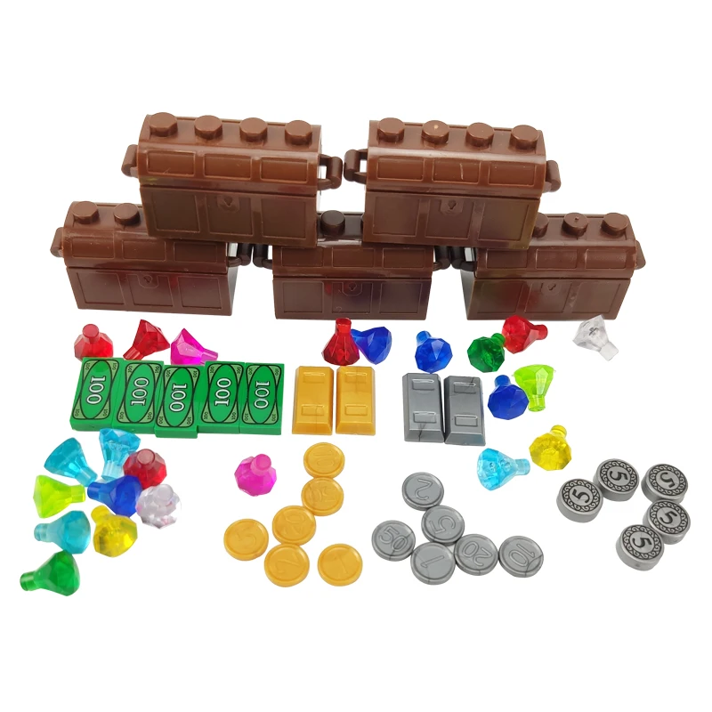 City MOC Series игрушки 54 шт. монета слитки для детей кирпич алмазная игрушка коробка