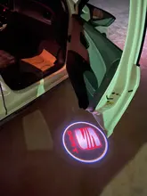 Proyector láser para coche, luz de bienvenida para puerta, lámpara fantasma para Seat León, Ibiza, Alhambra, Niva, Kalina, Priora, Granta, 2 unidades
