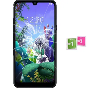 

Screen Protector Tempered Glass Vidrio para for LG Q60 (Generico, Not Full "SEE INFO") WIPES