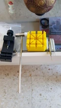 11 unids/set ver enlace para la banda hendidura Correa pulsera Extractor de pasadores de cadena regulador Kit de herramienta de la reparación para hombres reloj de las mujeres