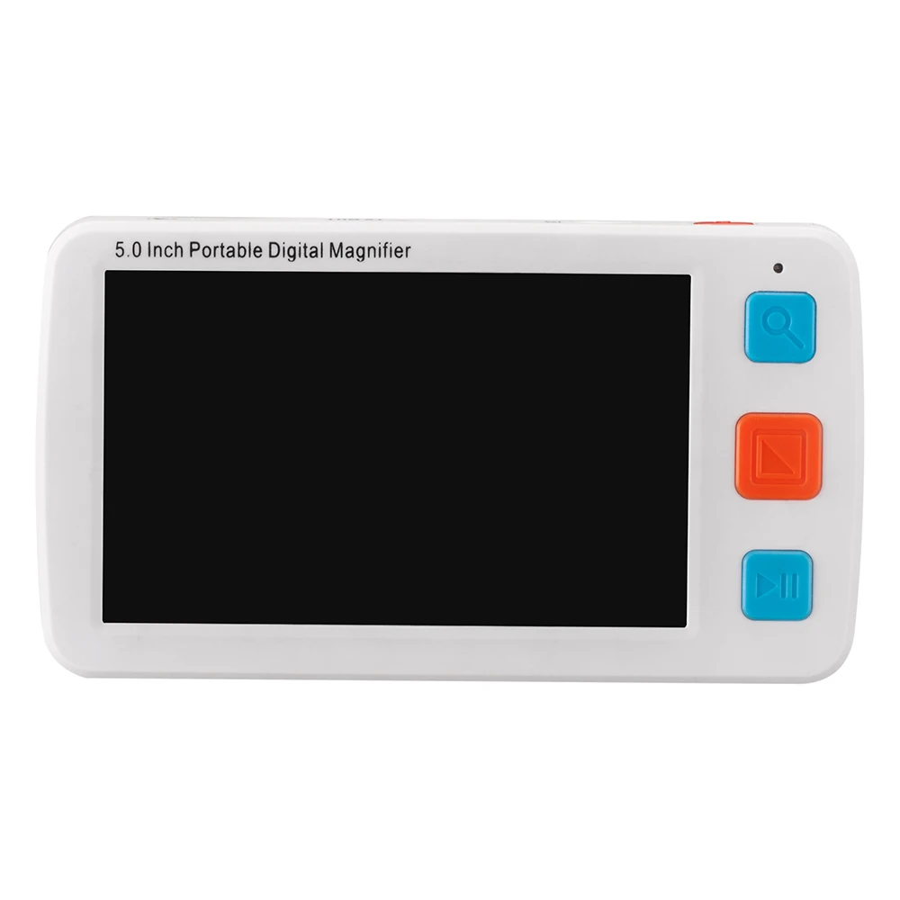 5.0" LCD Colorful Electronic Digital Magnifier 4-32X Reading Aid 17 Color Modes Eyesight-Aiding For Elderly