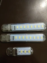 Book-Lights Led-Bulb Usb Led 8leds 5000-6500K Warm Power-Input White 5730 5V 5630 SMD