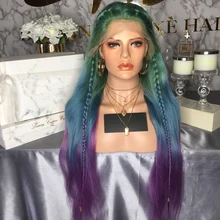 JRX волосы прямые красочные кружева спереди человеческие волосы парики предварительно сорвал естественные волосы линии Омбре парик для женщин 13*4 швейцарские парики на кружеве