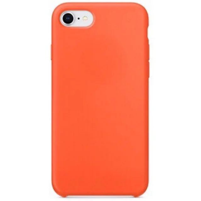 Silicon case for 5/5S/6/7/8/X/xs/xr/11/11pro12/12pro/12 Pro Max Led Orange