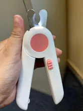 Gato cortador de uñas para perros clavo Clipper de corte de máquina de belleza tijeras iluminación LED cachorro gatito garra de acicalamiento uñas Trimmer