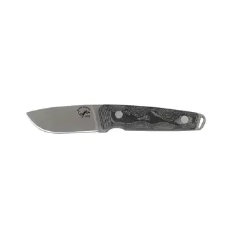 

Jet knife 210221 Micarta handle black Canvas, blade Acx-380 of 8,3 Cm