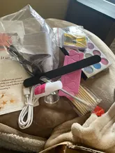 Kit de manicura profesional de acrílico, lámpara de uñas, taladro, polvo acrílico líquido, puntas de uñas brillantes, Kit de herramientas de decoración de uñas