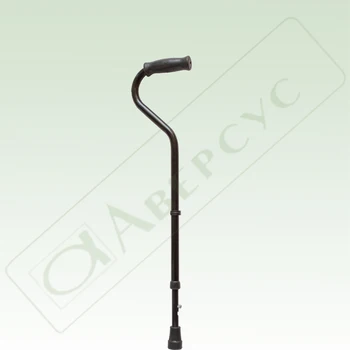 

Арт.22у/K. Walking stick base, aluminum, adjustable height, oops, with handle type "клюка", хомутная height adjustment.