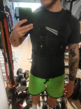 Funcional táctica bolsa de pecho de bala Camiseta estilo Hip Hop sin mangas Streetwear bolsa de paquete de la cintura de las mujeres negro pecho plataforma bolsa 233