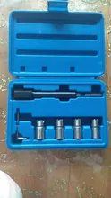 5PCS Diesel Injector Seat Cutter Tool Set Cleaner Carbon Cutting Tool Kit
