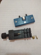 Leecnuo-Herramienta de reparación de reloj, herramienta de relojero de reparación ajustable, removedor de batería, herramientas de reparación de reloj, tornillo de apertura de dos pies