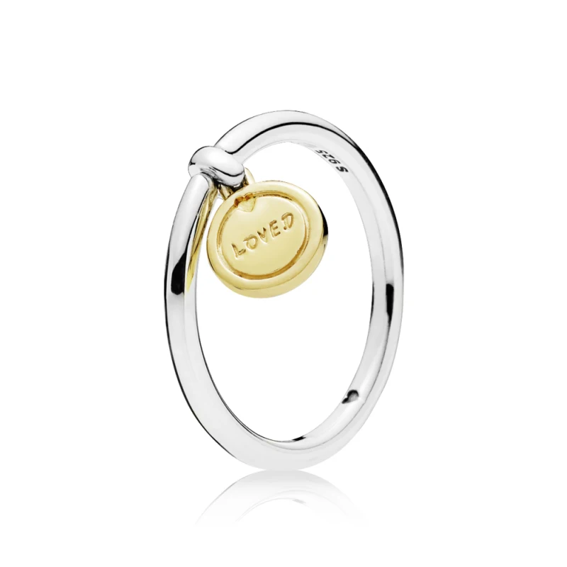 Ретро Etentity новое розовое золото любовь замок кольцо S925 ледяная Красота Мода подходит для нейтральных ювелирных изделий любителей Лучший подарок
