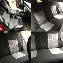 Car-Seat-Covers-Set AUTOYOUTH Tire-Track-Detail Universal Brand Fit with Styling Embroidery