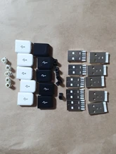 10 unids/lote YT2153Y Micro USB 4pin conector macho blanco/negro de datos OTG interfaz de línea de datos Cbale envío de la gota