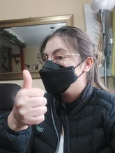 Mascarilla ffp2ce Fish KN95 para adultos, máscara de 4 capas, FPP2, Gris, color negro, FPP2