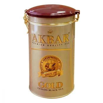 

Tea Akbar "gold", Black Leaf, gift, 450 gr