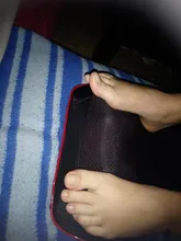 Novedosa almohada de masaje 3 en 1 para cuello, espalda, hombros y cintura, masajeador corporal, regalo para aliviar el dolor, fácil de llevar, para coche, hogar, enchufe europeo