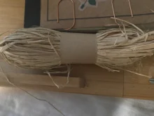 Cyuan-Cuerda de rafia Natural para decoración del banquete de boda, 10 m/bolsa, artesanías, regalo de invitación de boda