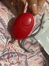 Alarma de autodefensa con forma de huevo para niña y mujer, alerta de protección de seguridad Personal, llavero de alarma de emergencia, 120dB