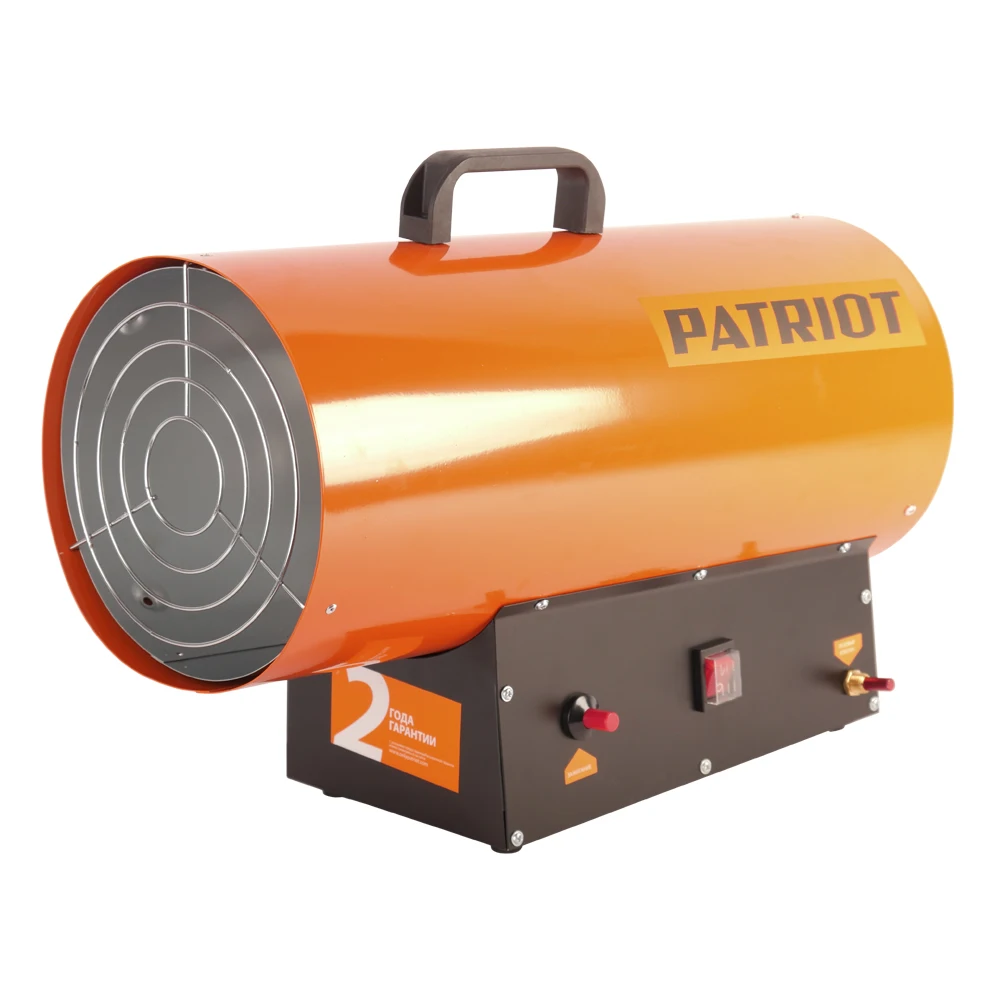 Пушка тепловая газовая PATRIOT GS 30 (Мощность 30000 Вт, поток воздуха 700 м3/ч, пропан/бутан, защита IPX 4)