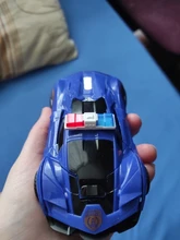 Coche de juguete transformable 2 en 1 para niños, Robot transformable de transformación, juguete para regalo