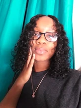 Peluca de pelo humano con corte Bob brasileño de ondas profundas cabello Natural SVT Remy, peluca con malla frontal con pelo de bebé