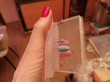 Caja de almacenamiento con ranuras de plástico para limas de uñas, accesorios de manicura con soporte transparente acrílico, 20 unidades