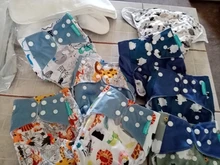 Happyflute 4 unids/set lavable ecológico tela cubierta de pañal ajustable reutilizable de tela pañales pañal de tela de fit 3-15kg bebé