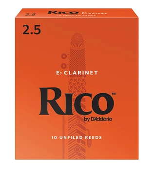 

Rba1025 Rico canes for clarinet EB, size 2.5, 10 PCs, Rico