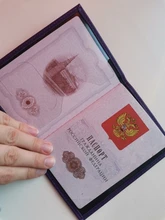 Cartera Unisex de alta calidad para hombre y mujer, soporte para pasaporte de viaje, Funda de cuero PU para monedero, tarjetero de identificación, 1 ud.